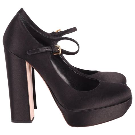 miu miu platform heels